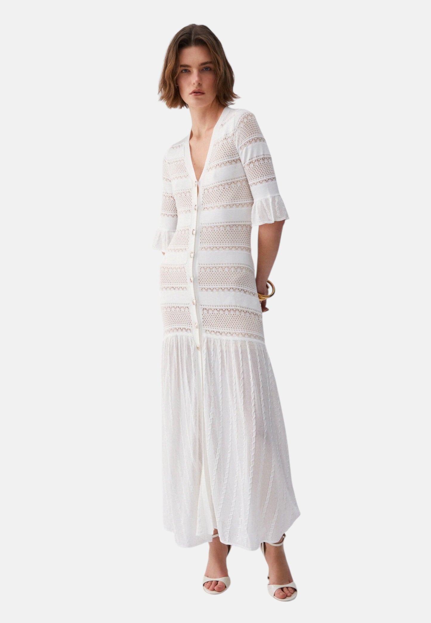 Vestito Lungo Donna Liu Jo In Maglia Eco Line CA6242MS55N