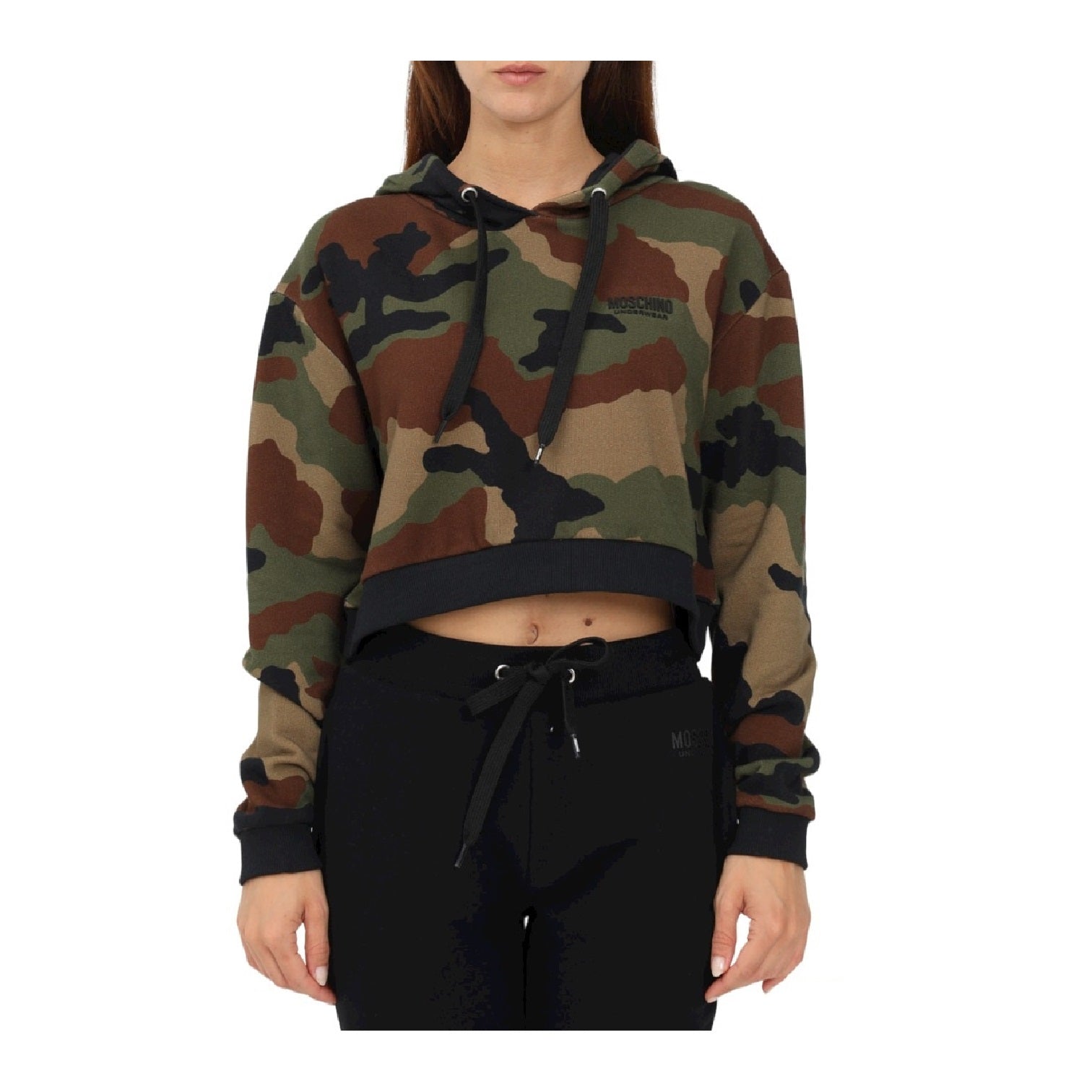Felpa Con Cappuccio Donna Moschino   17119033