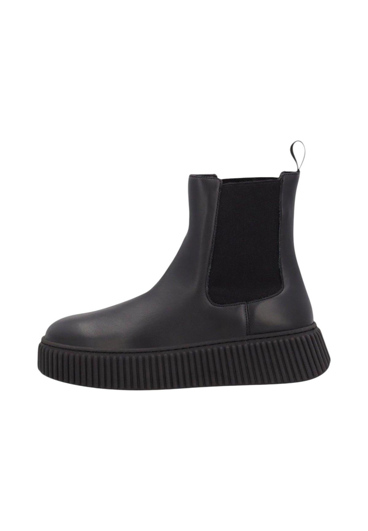 Stivaletti Chelsea Donna Frau Pelle, Elastici laterali, Suola platform Regenesisaport A40J5