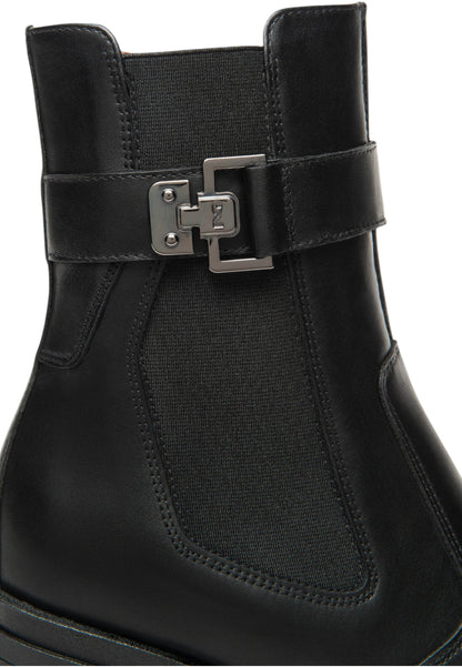 Stivaletti Chelsea Donna Nero Giardini Tacco 8 CM  I514790D
