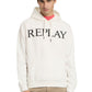 Felpa Con Cappuccio Uomo Replay Con Lettering  M3104 .000.23832