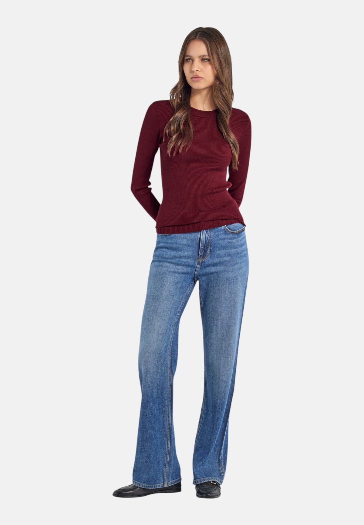 Maglione A Girocollo Donna Gas Costina Light Snowy Finezza 14 Emily Round 565998430861