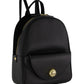Zaino  Donna Braccialini Zaino compatto, Singolo con tracolle regolabili, Chiusura con zip, Due tasche interne, una con zip e una aperta, Dettaglio boule in metallo dorato, Dimensioni: 24 x 10 x 30 Cm Ariel B19434PP