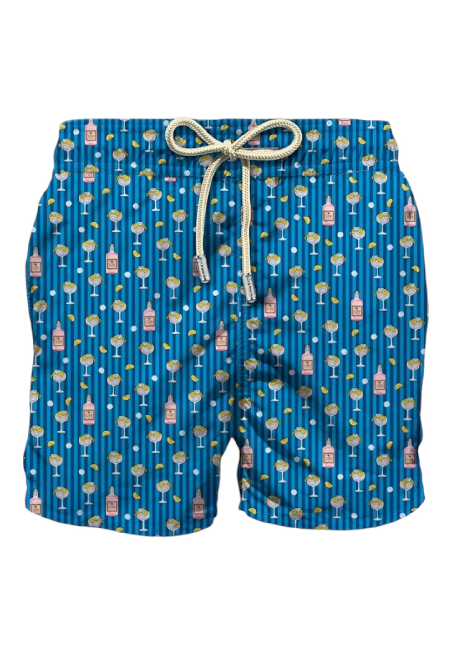 Costume da bagno Short Uomo Mc2 Saint Barth Gin Lover Stripes Lighting Micro Stretch LIG0016