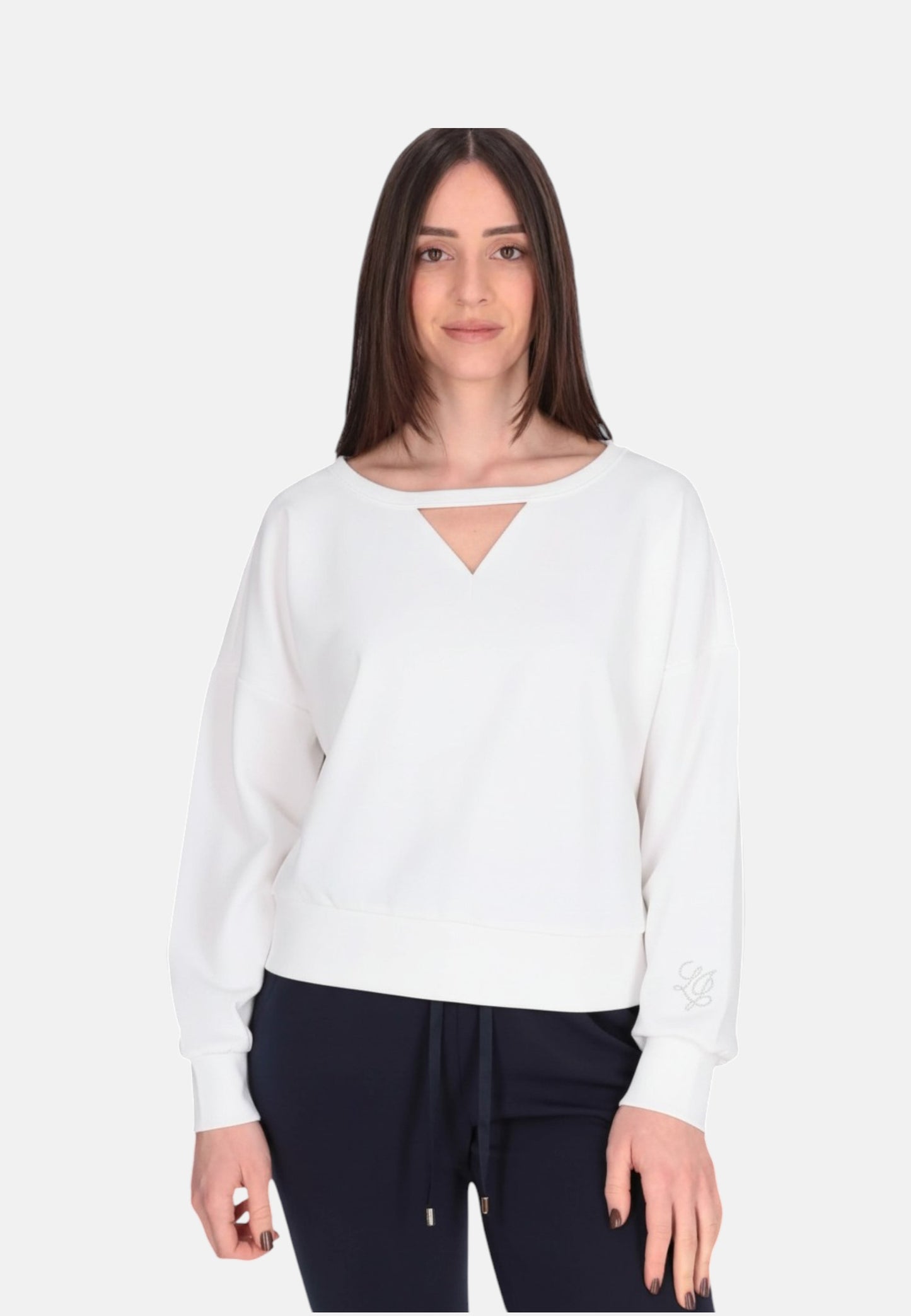 Felpa A Girocollo Donna Liu Jo  Linea Eco TA6077JS869