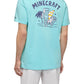 T-Shirt Manica Corta Uomo Mc2 Saint Barth Minecraft Surf