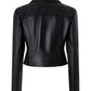 Giacca In Pelle Donna Pinko Pelle nappa, linea biker, chiusura con zip laterale, collo con revers, tasche anteriori con zip, capo foderato New Sensibile 106247A3EB