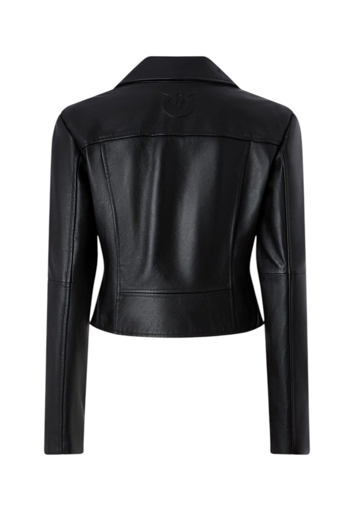 Giacca In Pelle Donna Pinko Pelle nappa, linea biker, chiusura con zip laterale, collo con revers, tasche anteriori con zip, capo foderato New Sensibile 106247A3EB