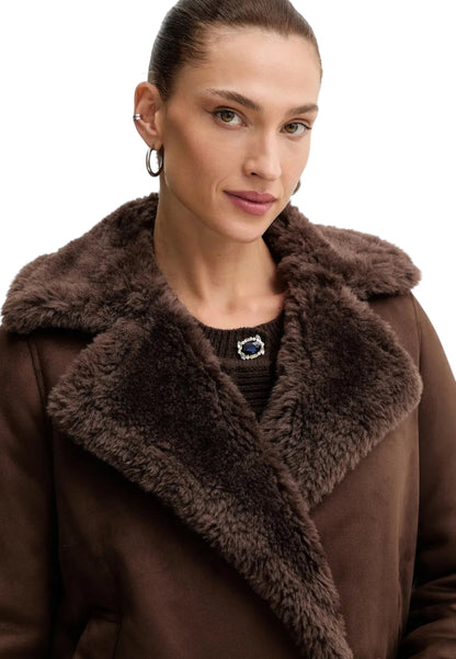 Giacca Invernale Donna Liu Jo Con Pelliccia Sintetica  MF5334E0911