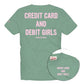T-Shirt Manica Corta Uomo Mc2 Saint Barth Stampa/Ricamo Fronte E Retro Credit Card Portland PRL0002