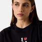 T-Shirt Manica Corta Donna Guess  Gj I Love Gj Reg W6GI45K8HM0