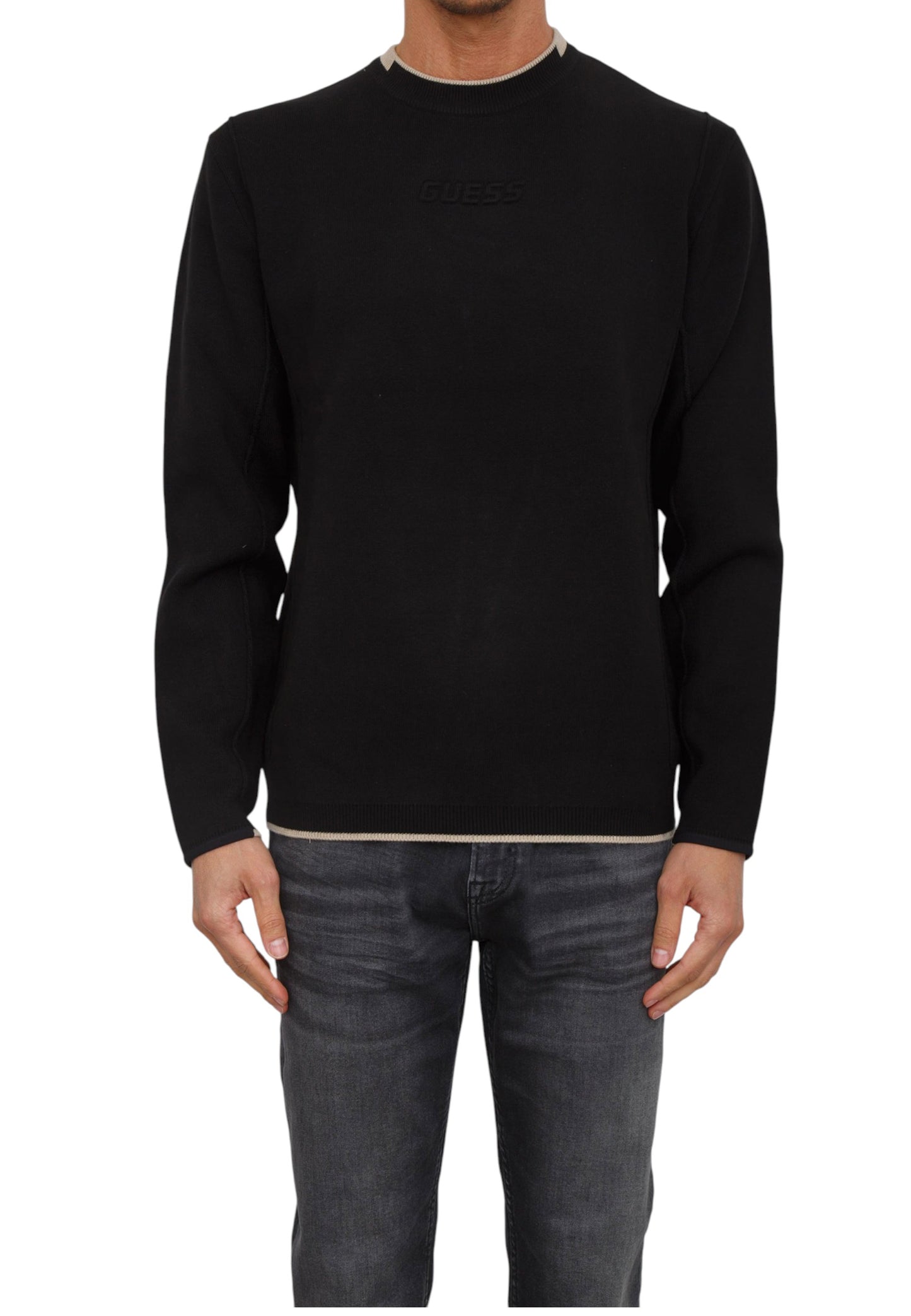 Felpa A Girocollo Uomo Guess  Yaki Z5BQ19Z0960