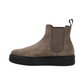 Stivaletti Chelsea Donna Frau Pelle scamosciata, Stile sporty, Elastici laterali, Suola leggera, Sottopiede estraibile, Made in Italy Waxy A41C2