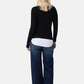 Maglione A Girocollo Donna Guess Logo Georgia W6BR53Z1454