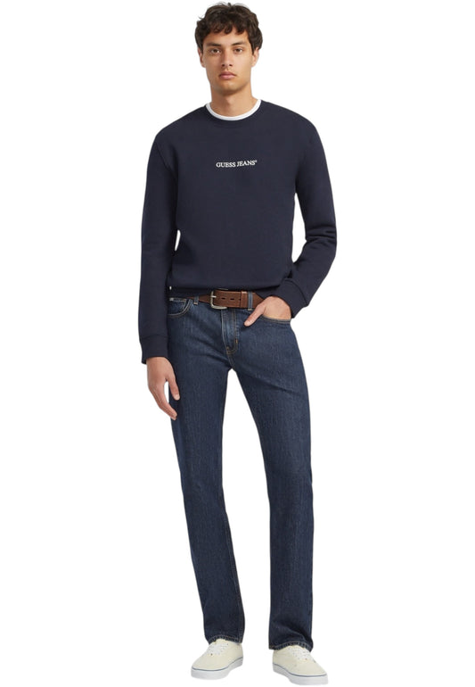 Felpa A Girocollo Uomo Guess  Gj Slim Logo Emb M4YQ19K9V31