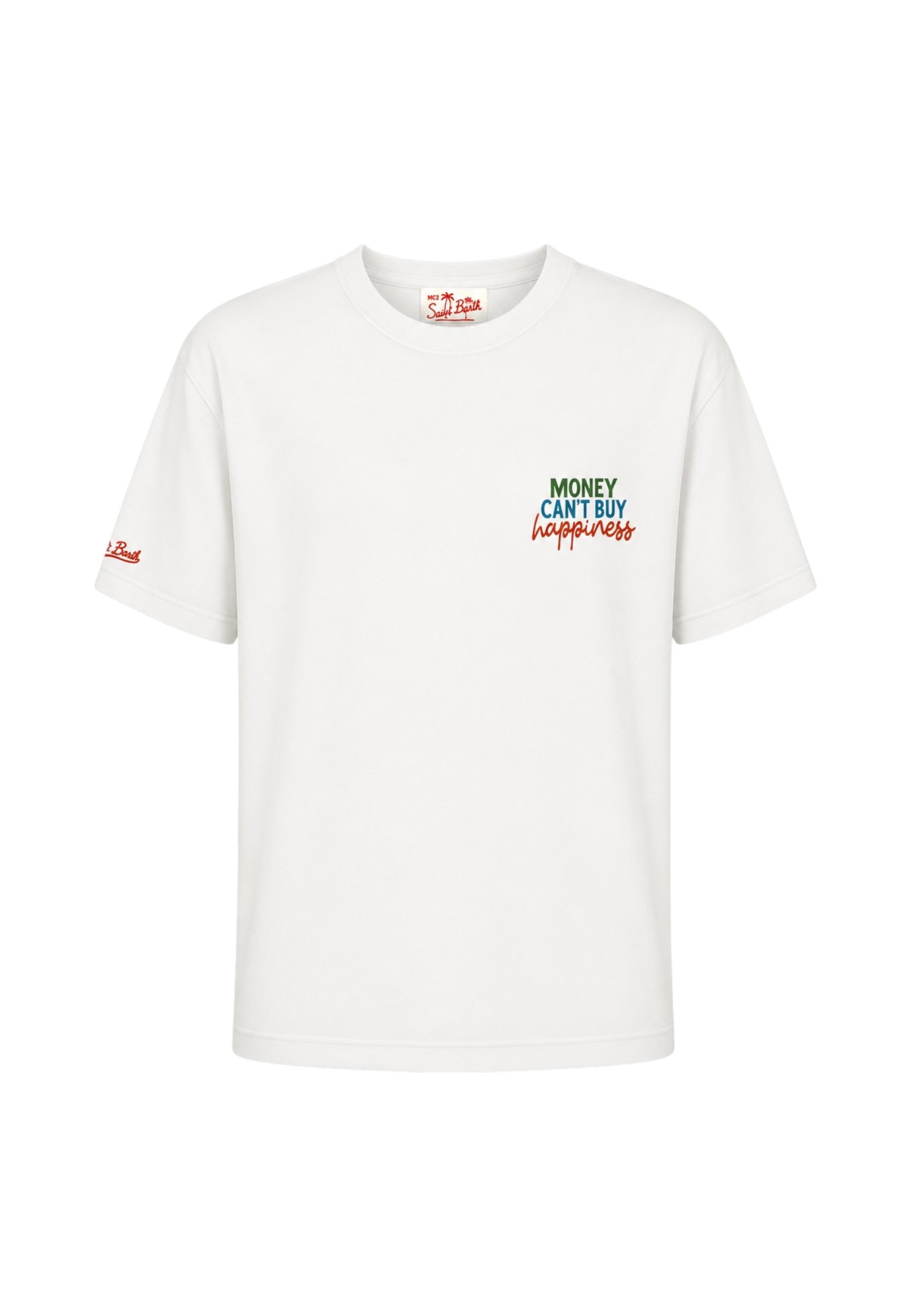T-Shirt Manica Corta Uomo Mc2 Saint Barth Oversize Money Happiness Delmar DLR0001