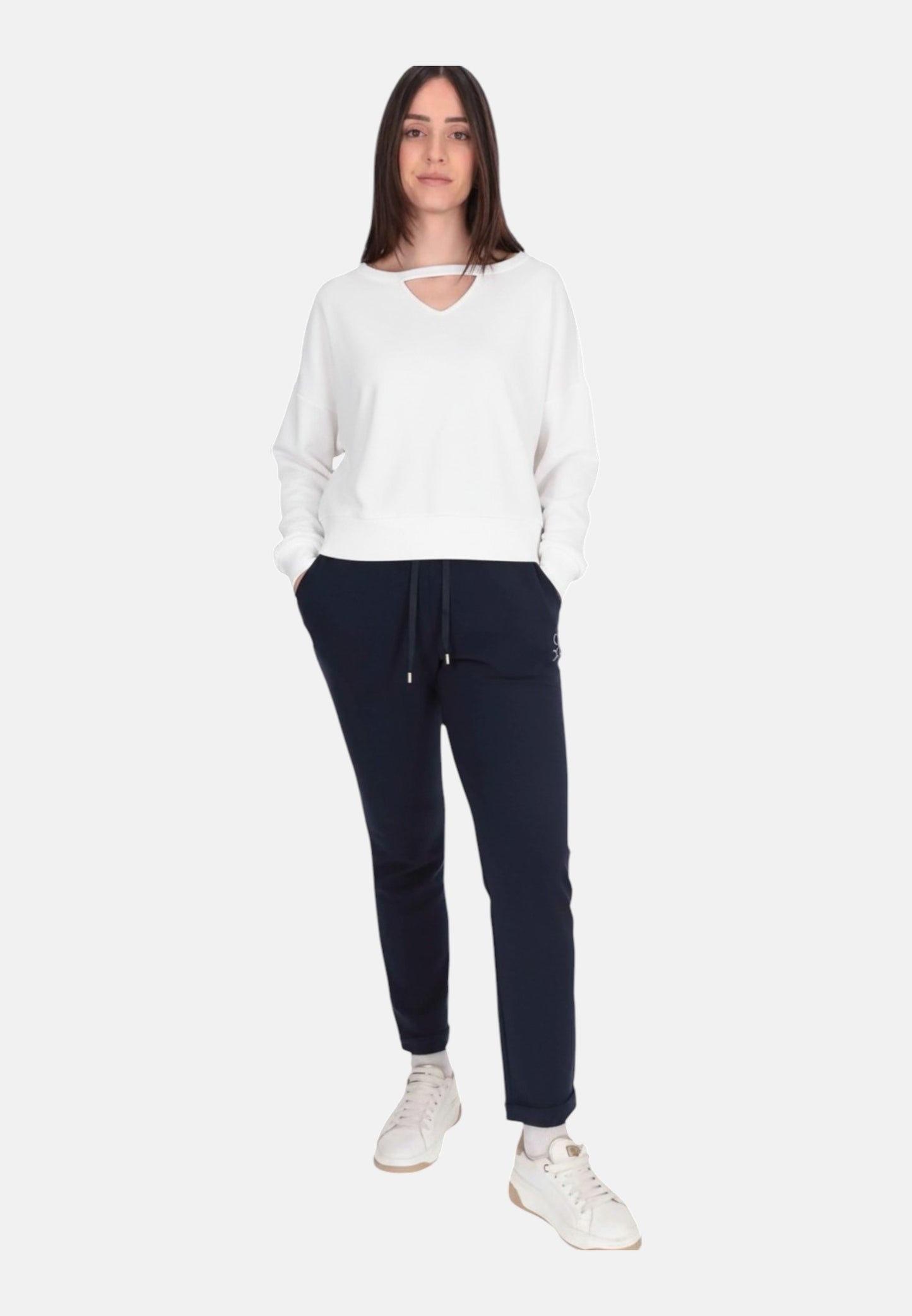 Felpa A Girocollo Donna Liu Jo  Linea Eco TA6077JS869