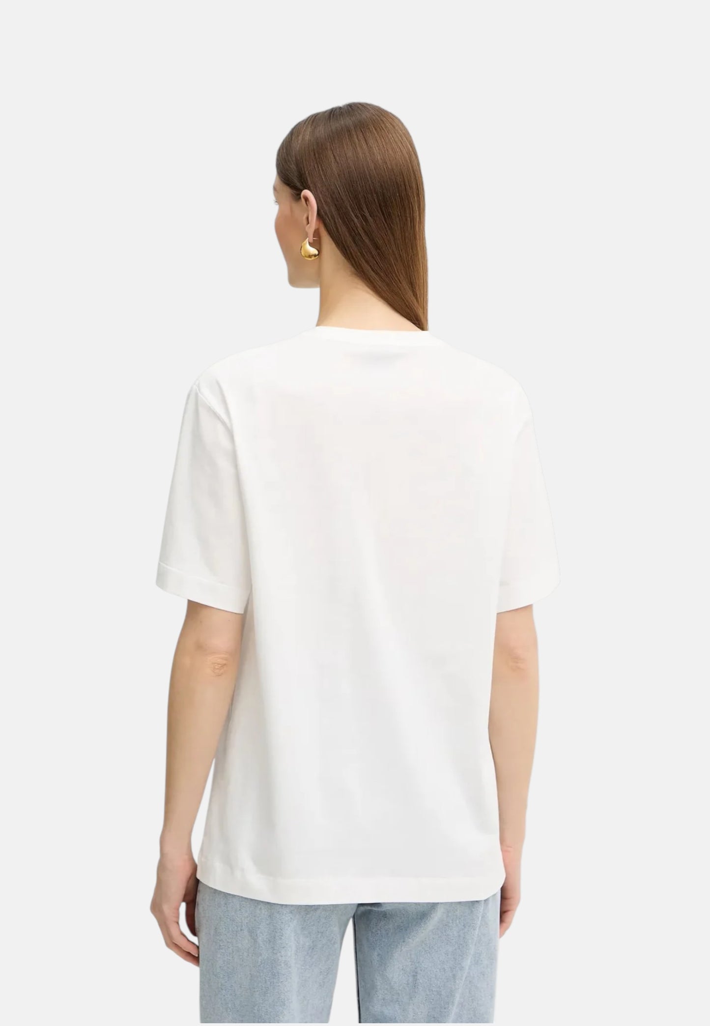 T-Shirt Manica Corta Donna Pinko Con Logo Love Birds Ricamo Strepitoso 105526A33F