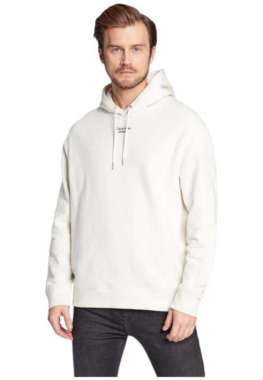 Felpa Con Cappuccio Uomo Calvin klein Jeans  Stacked Logo J30J320604