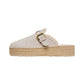 Sandali  Donna Mou  Jute clog plain suede