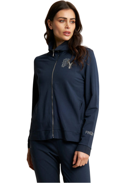 Felpa Con Zip Donna Freddy