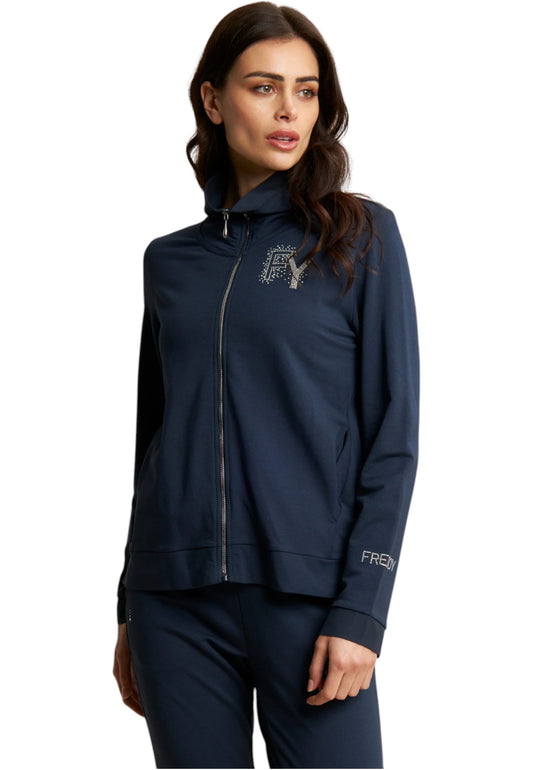 Felpa Con Zip Donna Freddy