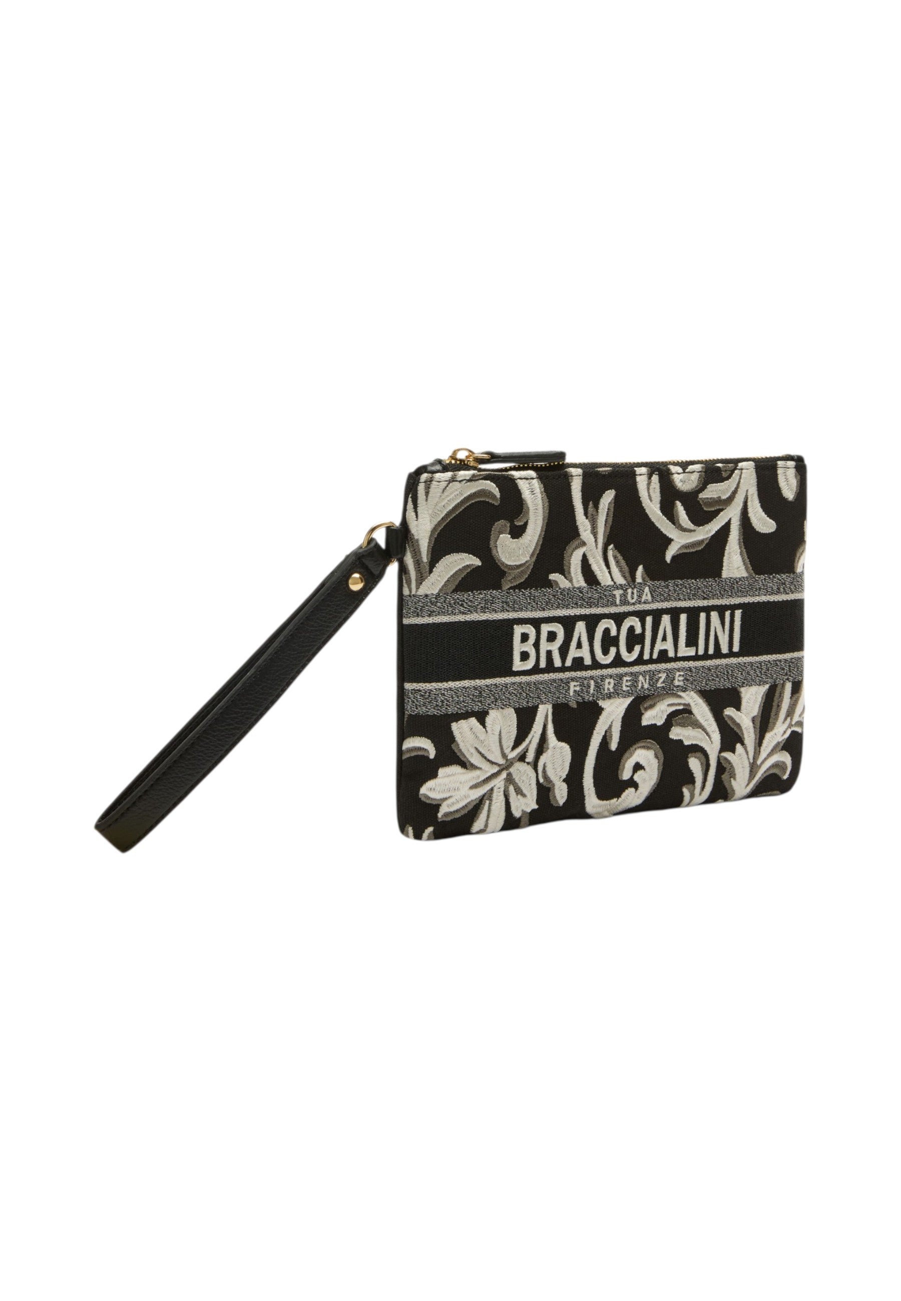 Pochette  Donna Braccialini In Tessuto Con Ricami Esclusivi Milly B18992TY