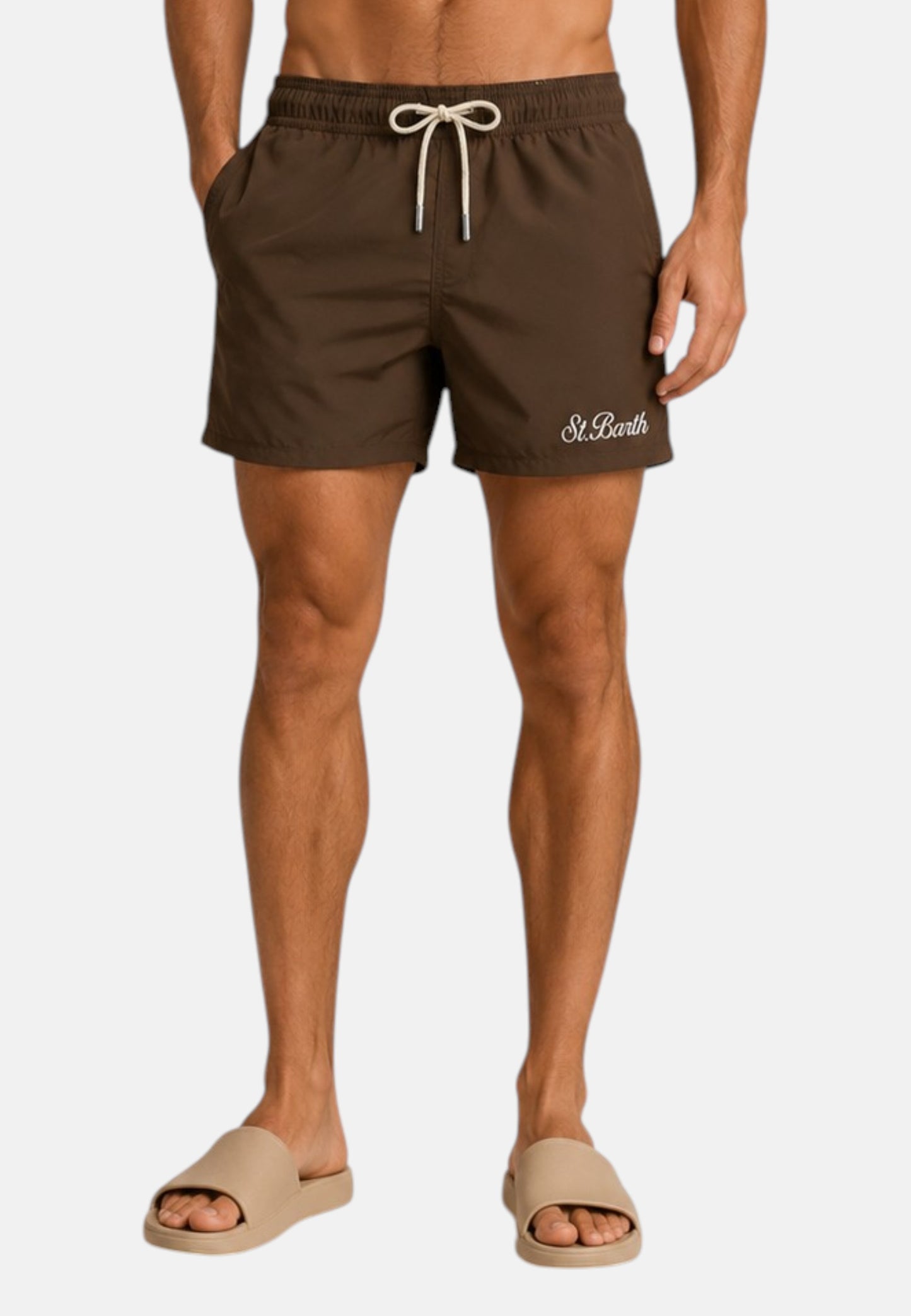 Costume da bagno Short Uomo Mc2 Saint Barth Fantasia Toile Con Tasca Posteriore Con Patta Patmos PATM001