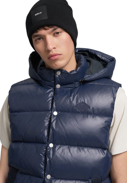 Gilet Con Cappuccio Uomo Replay Imbottito  M8475 .000.85304S