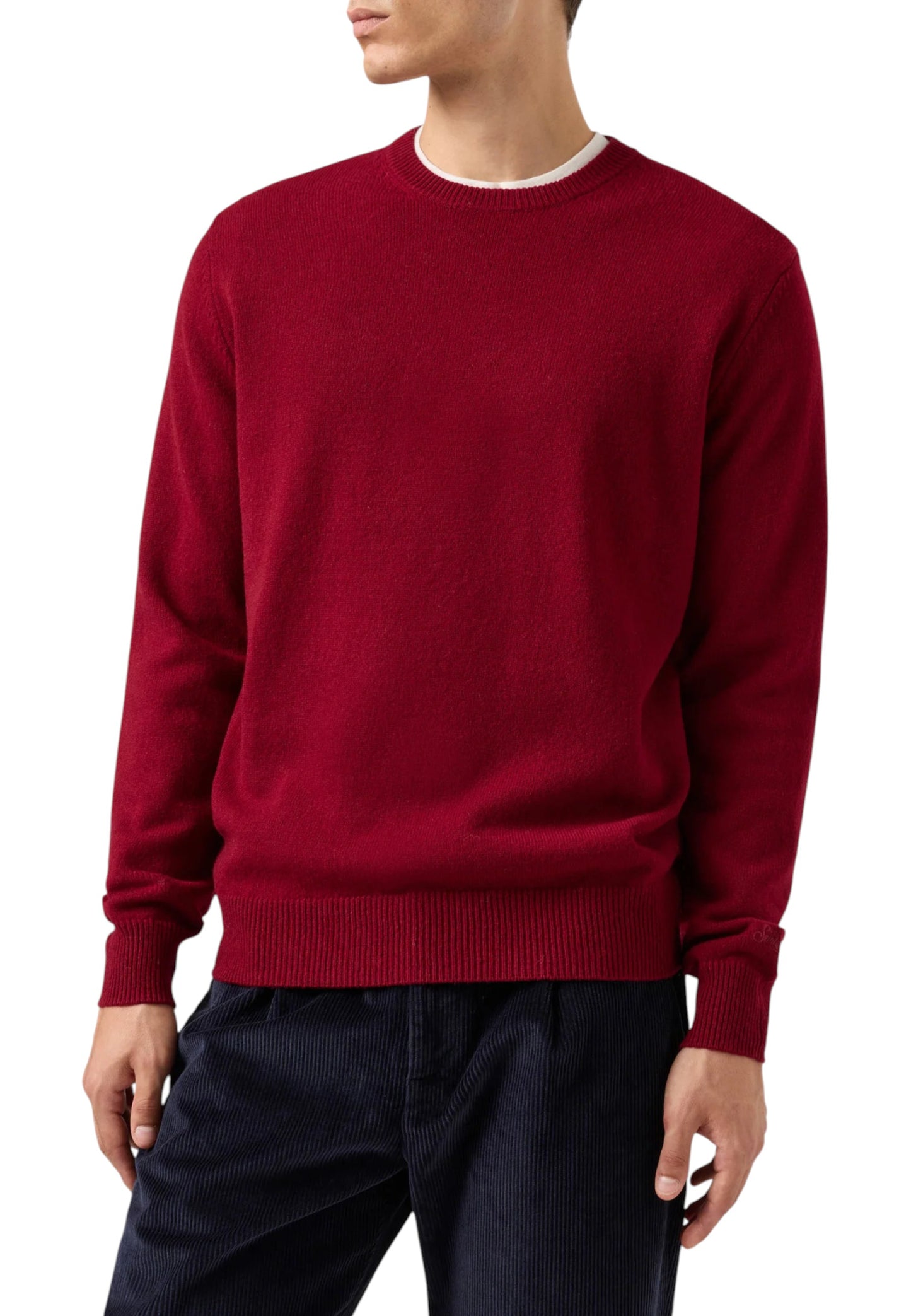 Maglione A Girocollo Uomo Mc2 Saint Barth  Regent Merino REGE013