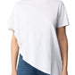 T-Shirt Manica Corta Donna Patrizia Pepe Asimmetrica  2M4376J111
