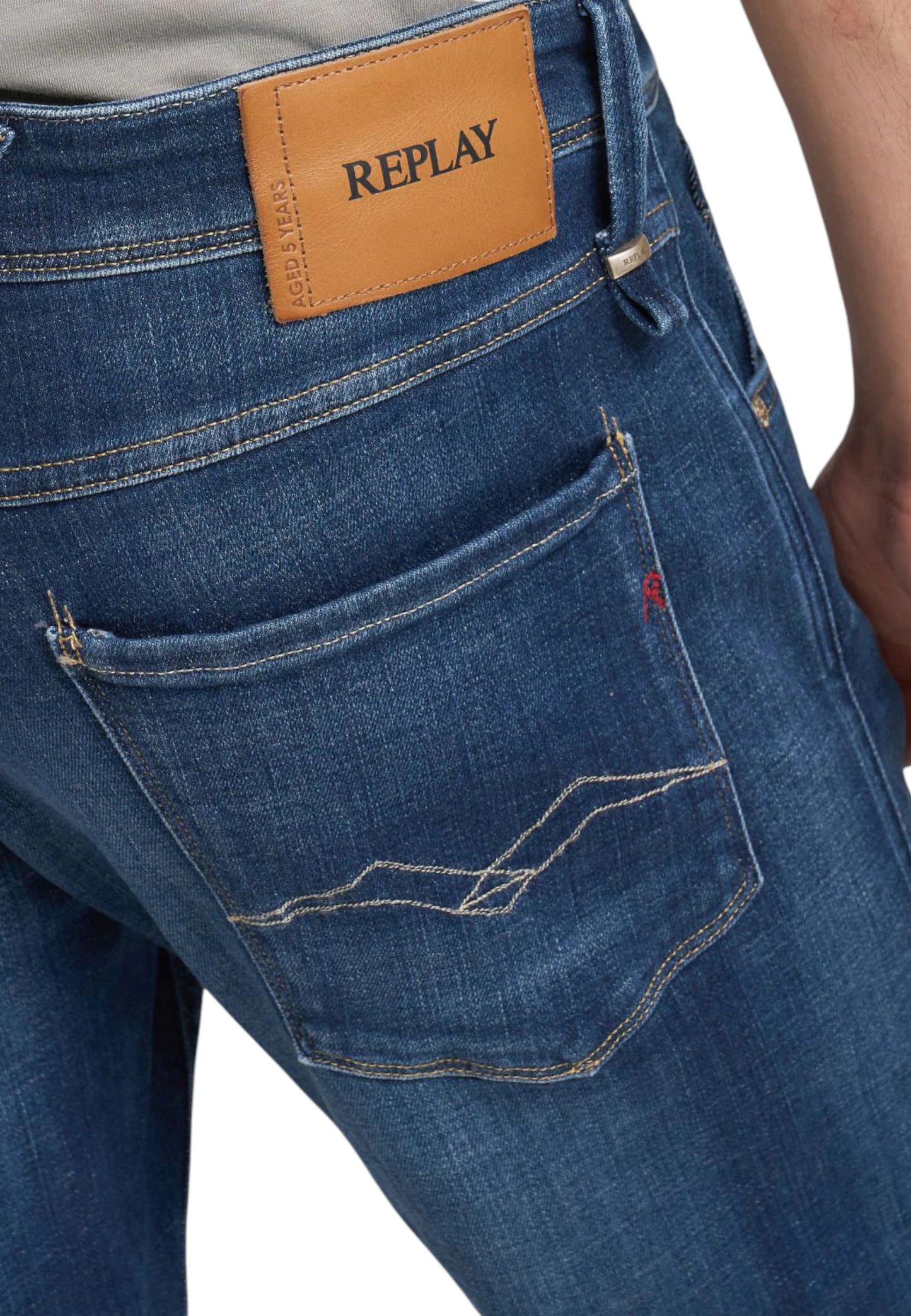 Jeans Slim Fit Uomo Replay  Anbass M914Q .000.141 908