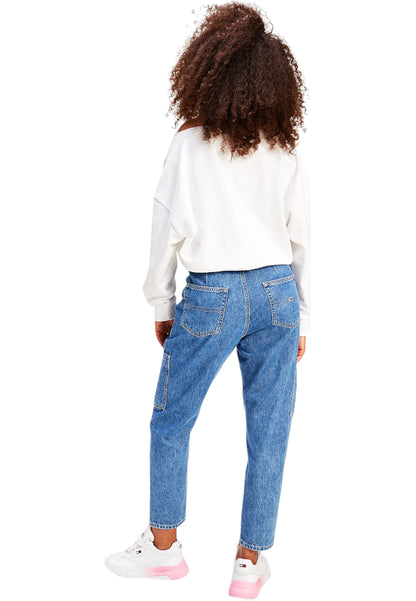 Jeans  Donna Tommy Jeans  New Paperbag Mom Jea,