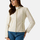 Giacca In Pelle Sintetica Donna Guess  Claudine Biker W6RL52WL850