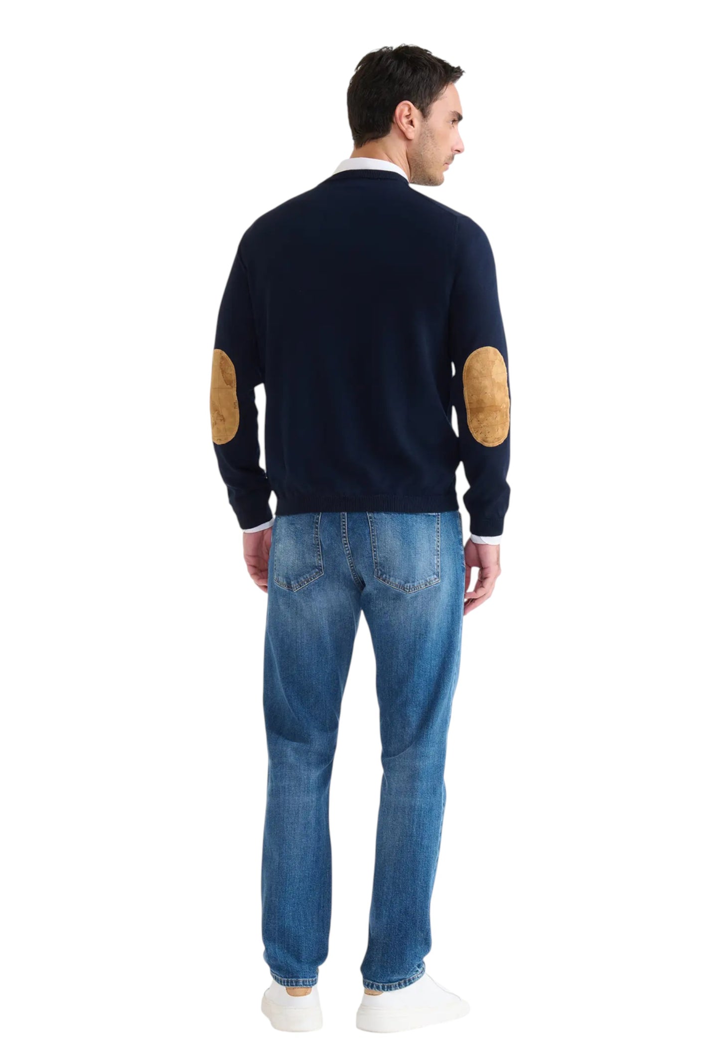 Maglione A Girocollo Uomo Alviero Martini Con Patch  25IU13501UI70