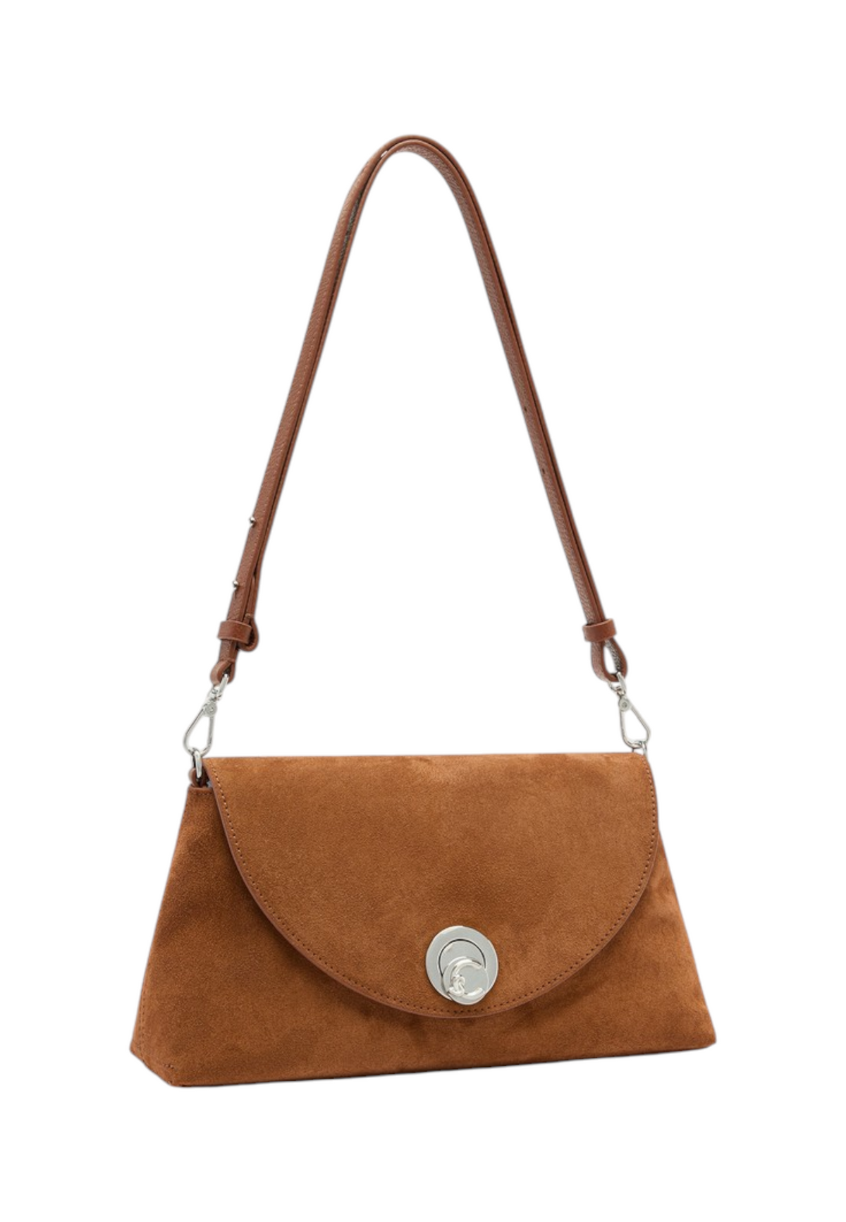 Borsa A Spalla Donna Coccinelle In camoscio, Pelle con grana, Bicolore Nikla Suede Bim E1TOC120101