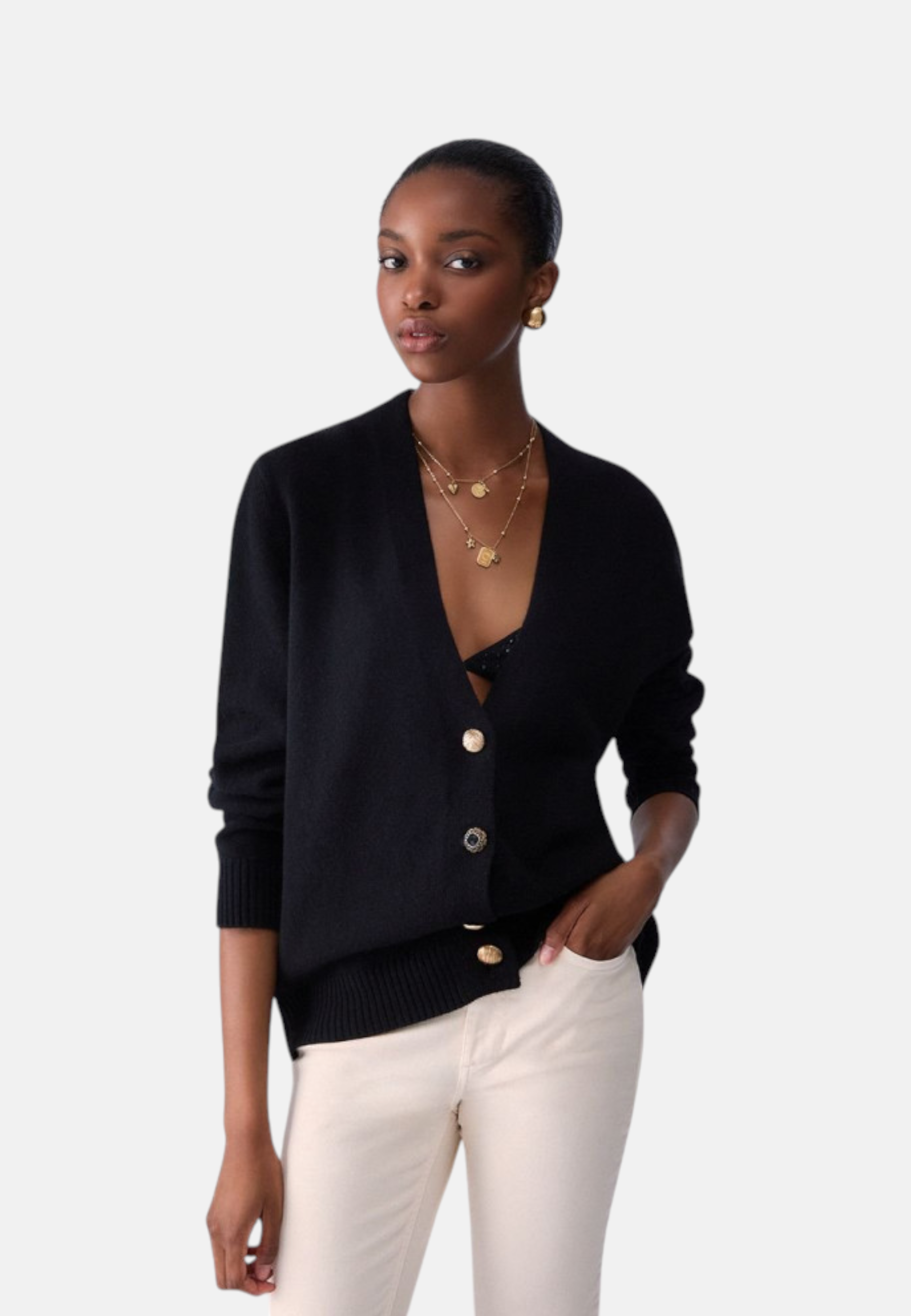 Cardigan  Donna Liu Jo Con Cottoni Gioiello  WF6417MS009