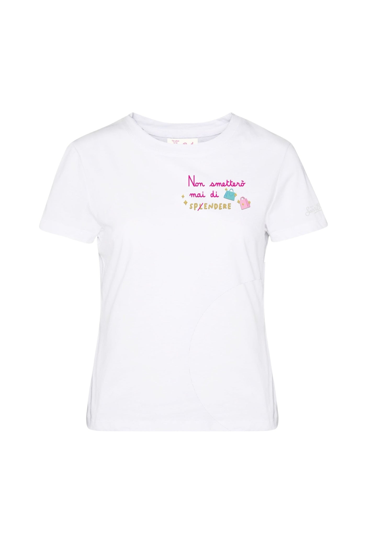 T-Shirt Manica Corta Donna Mc2 Saint Barth Non Spendere Emb Emilie EMI0001