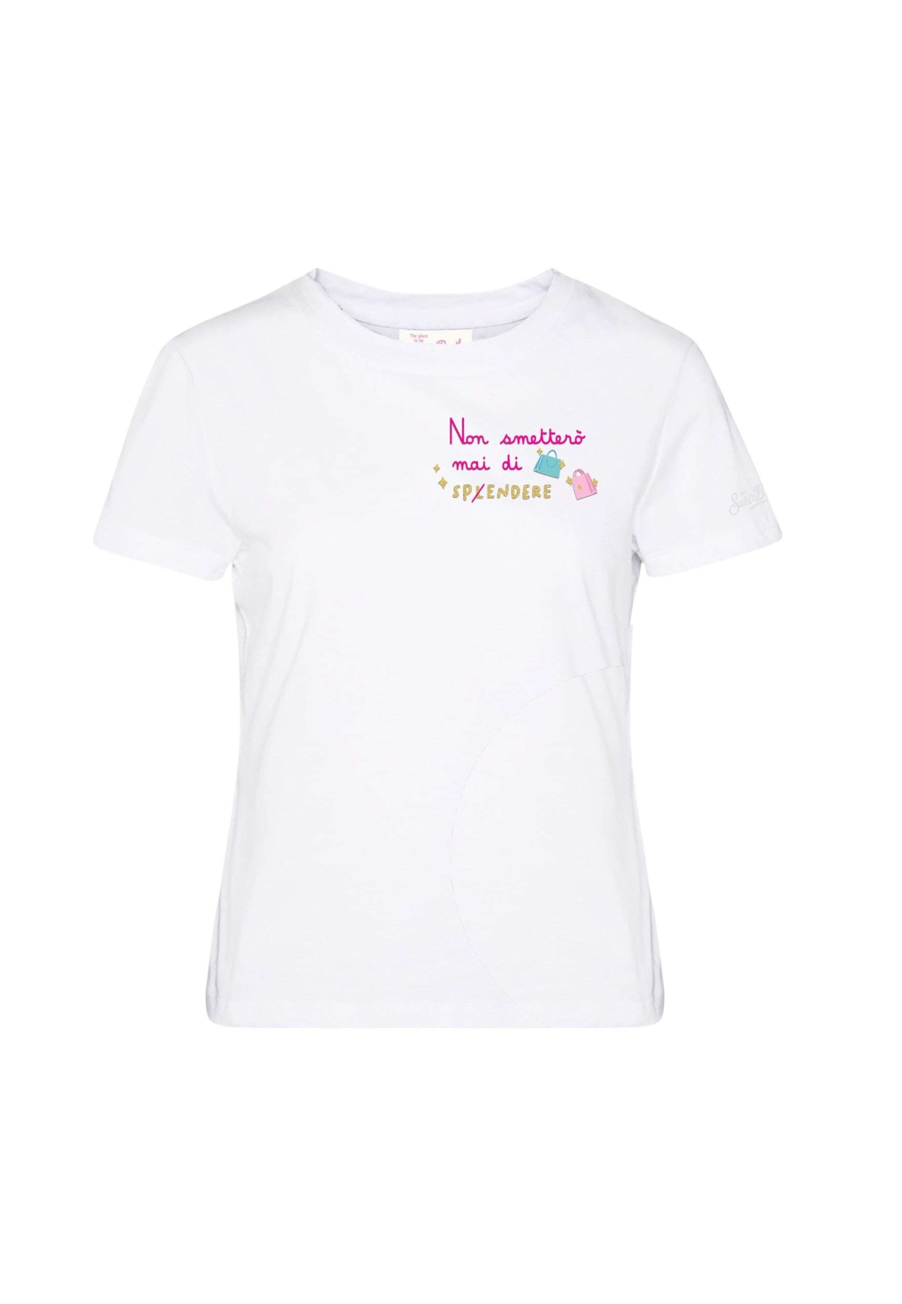 T-Shirt Manica Corta Donna Mc2 Saint Barth Non Spendere Emb Emilie EMI0001