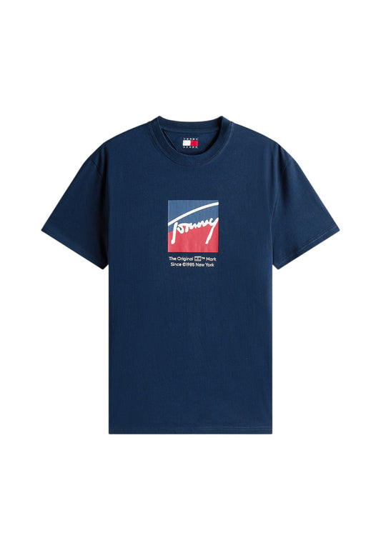 T-Shirt Manica Corta Uomo Tommy Jeans  Tjm Regular Rwb Dna DM0DM21940
