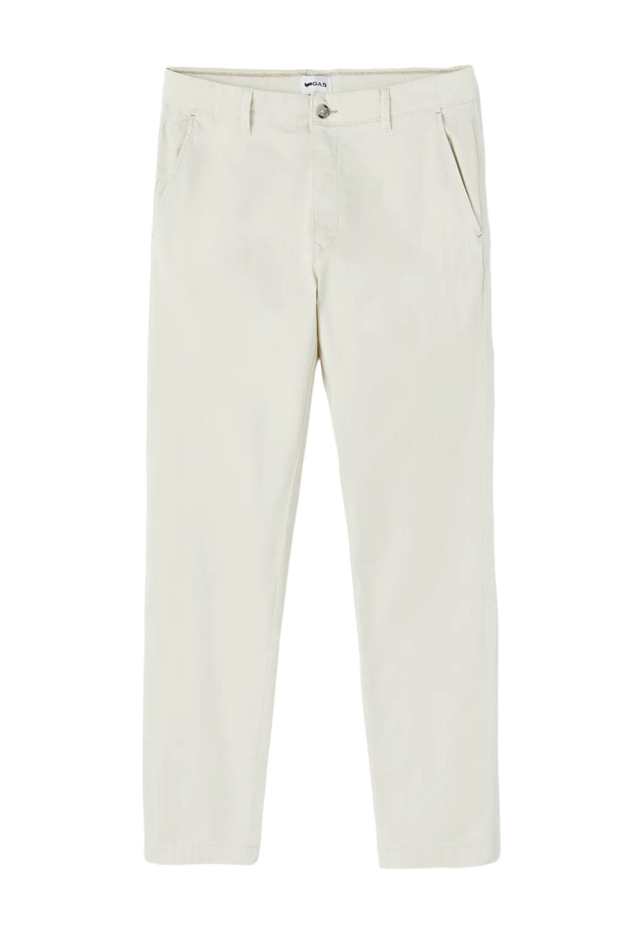 Pantaloni  Uomo Gas Slim fit Satin Cotton Stretch Tasche Alla Francese New Sadeck Det 360963071109