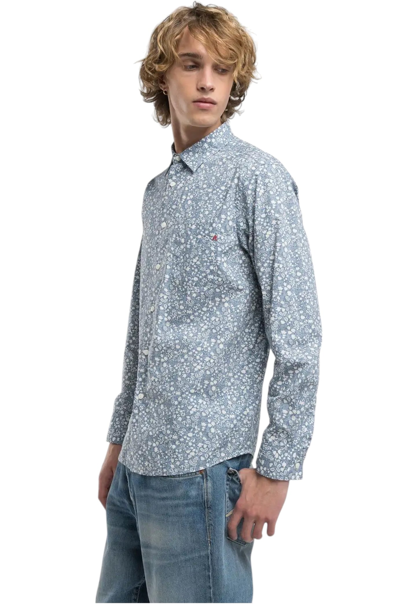 Camicia Manica lunga Uomo Replay Con Motivo Floreale