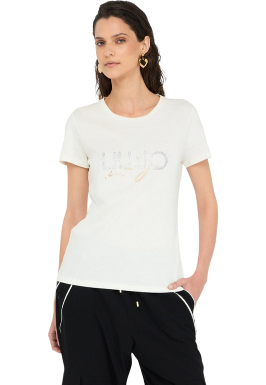T-Shirt Manica Corta Donna Liu Jo  Liujo Double TF5287JS923