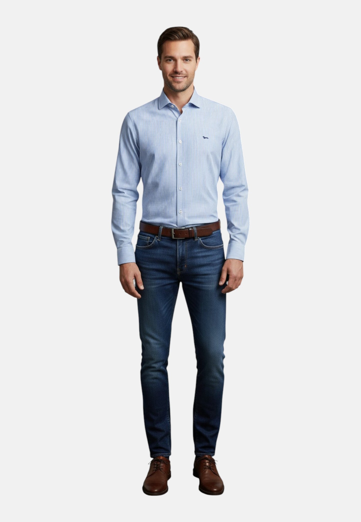 Camicia Manica lunga Uomo Harmont & Blaine A Righe  CNQ074013439I