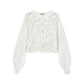 Maglione A Girocollo Donna Twinset In Maglia E Telaio Crochet  242TP3471