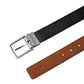 Cintura  Uomo Calvin klein Reversibile, Regolabile, Altezza 3,5 Cm, Fibbia Rettangolare, Pelle Martellata  LV04D7137G