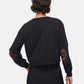 Felpa A Girocollo Donna Liu Jo Con Inserti In Pizzo  TA6282J3855
