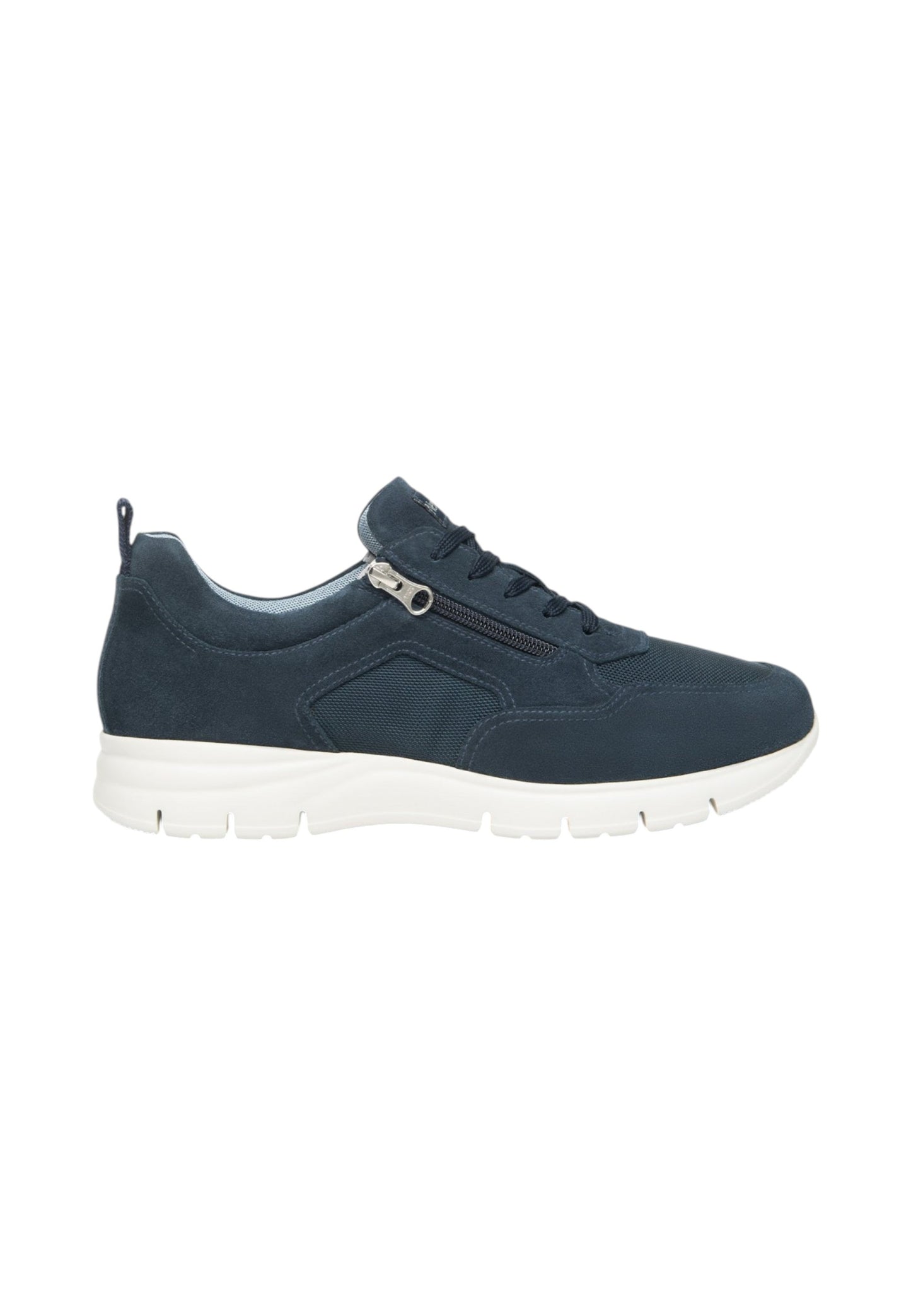 Sneakers Basse Uomo Nero Giardini Con Zip Laterale  E601091U