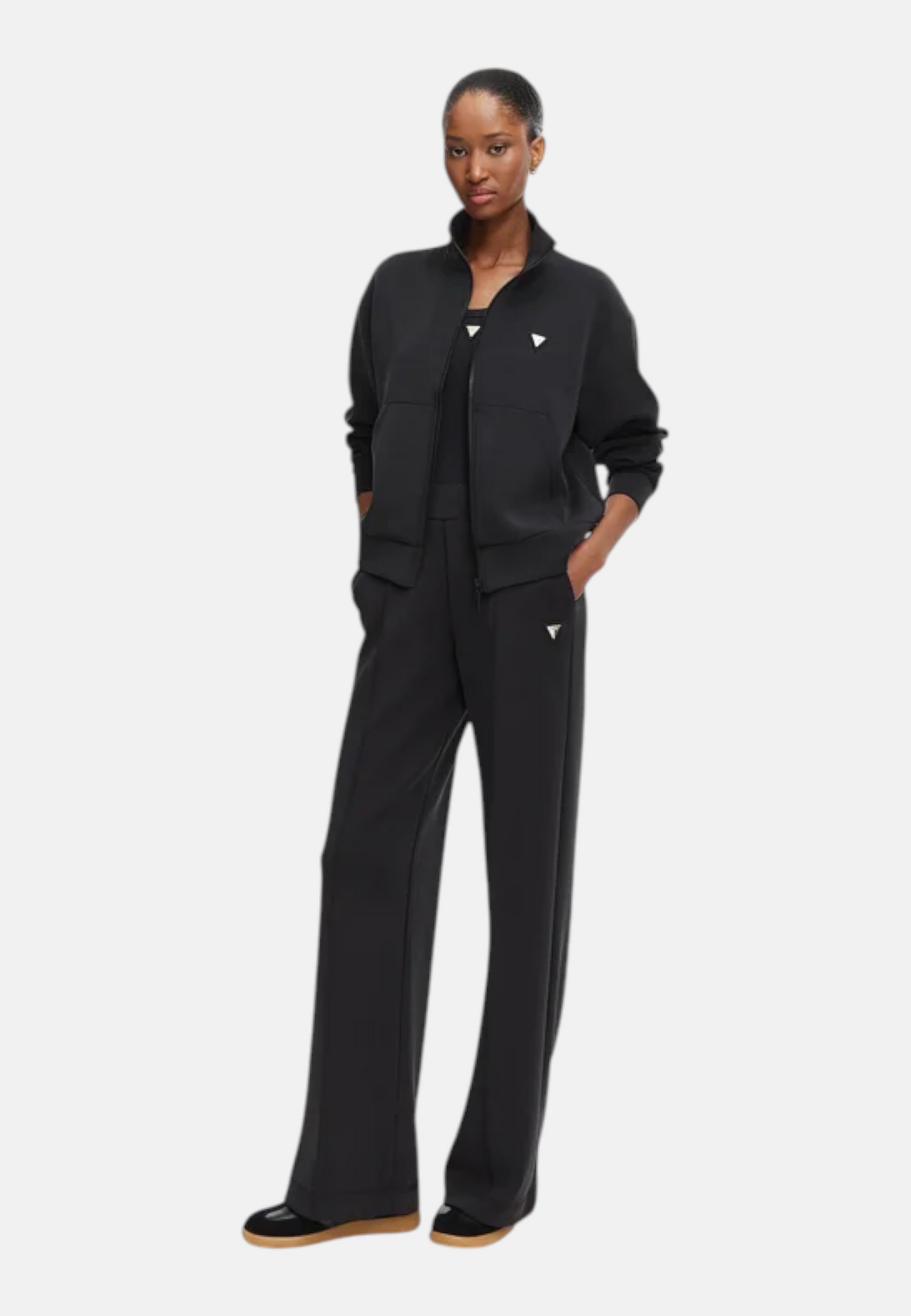 Felpa Con Zip Donna Guess  Olympe V6YQ17K4313