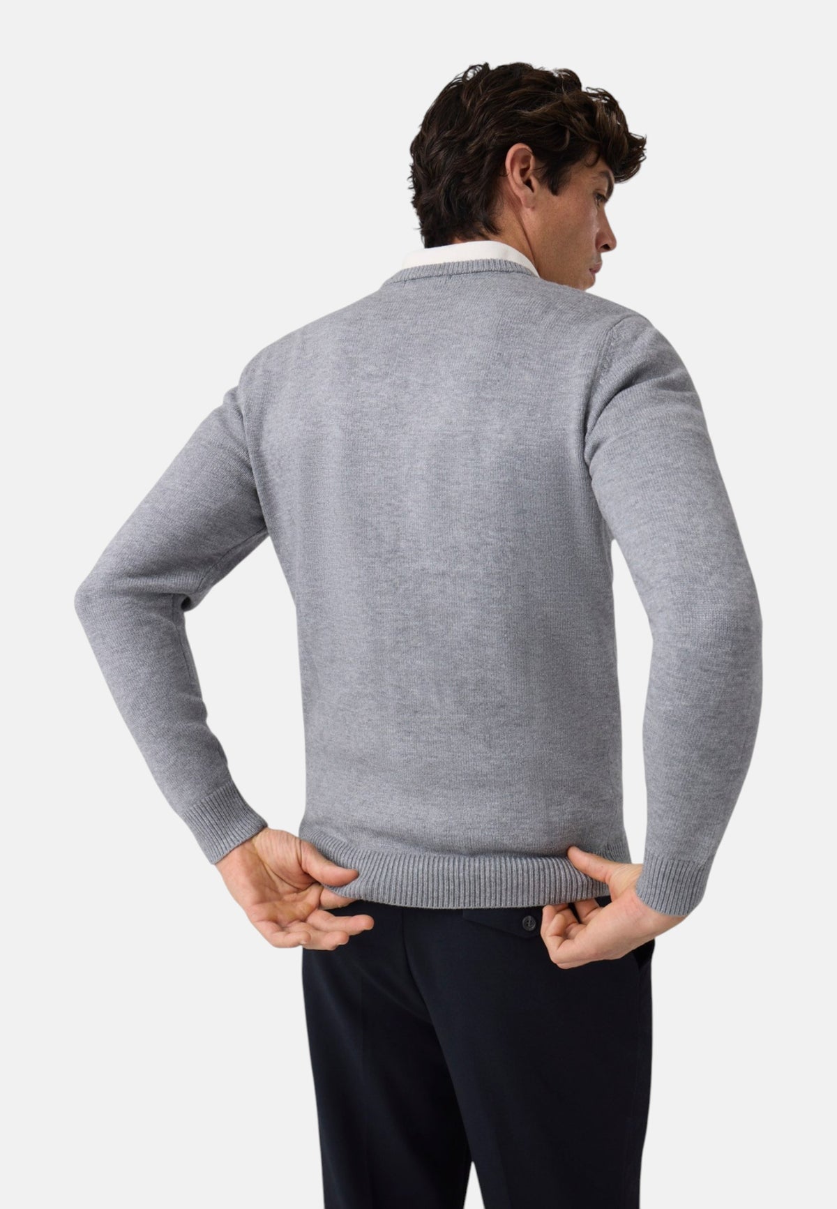 Maglione A Girocollo Uomo Guess Motivo orsetto Navin M6BR42Z1604